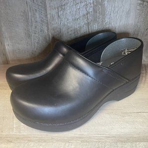 Dansko XP 2.0 Black Pull Up Women's Clog Size EU 38/US 7.5 Brand New Without Box